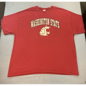 Washington State University  WSU Cougars T Shirt Mens 2XL Maroon